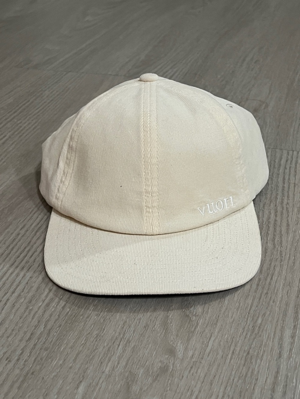Vuori Off-White Baseball Cap with Subtle Logo